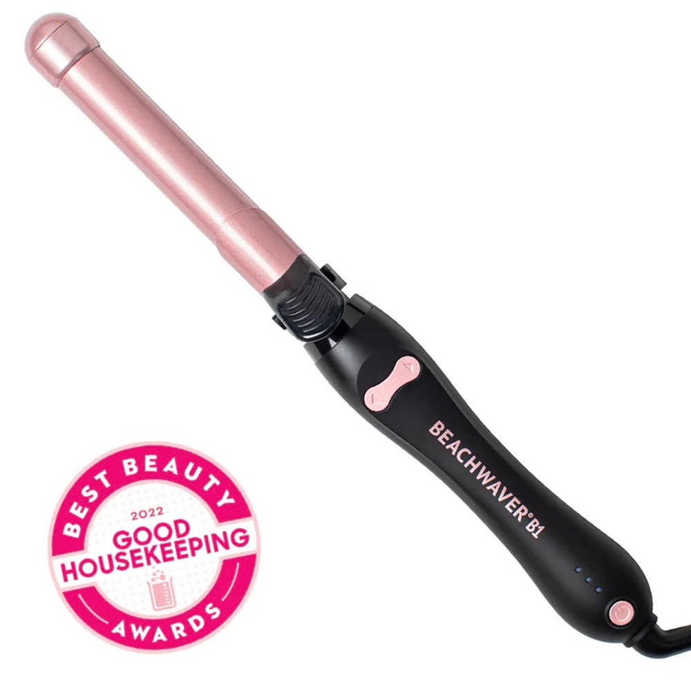BEACHWAVER B1 MIDNIGHT ROSE ROTATING CURLING IRON